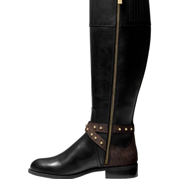 Michael Kors Kincaid Signature Knee Boots Women's 7 - Picture 3 of 4